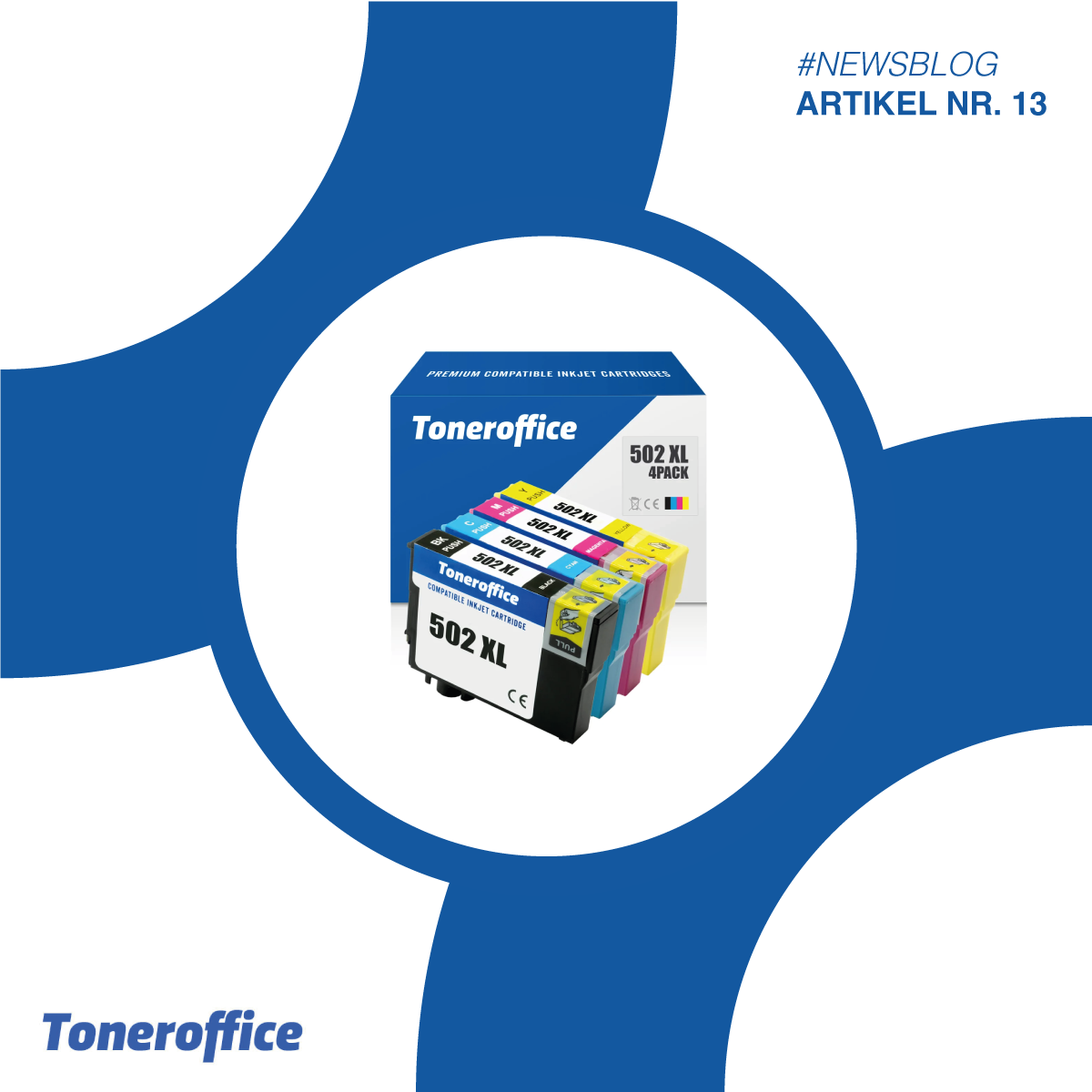 Tintenpatronen kompatibel 502 XL für Epson XP 5100 XP 5105 WorkForce WF-2860 DWF WorkForce WF-2865 DWF ab sofort bei uns erhältlich!