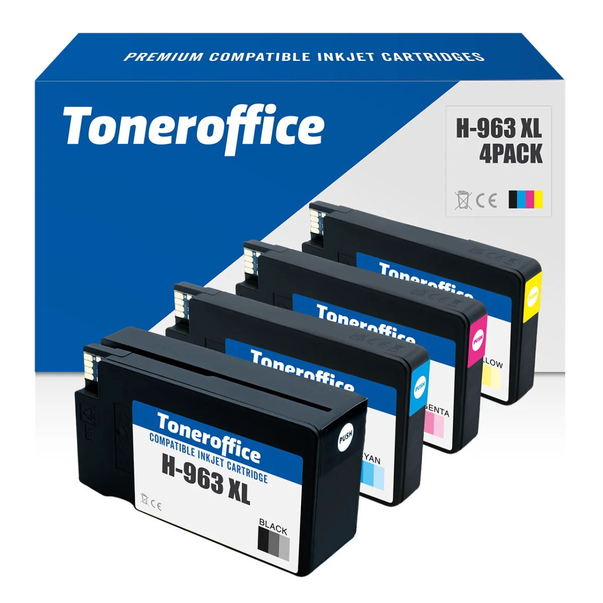 HP 963 XL und HP 912 XL Druckerpatronen kompatibel ab sofort im Toneroffice Shop verfügbar 