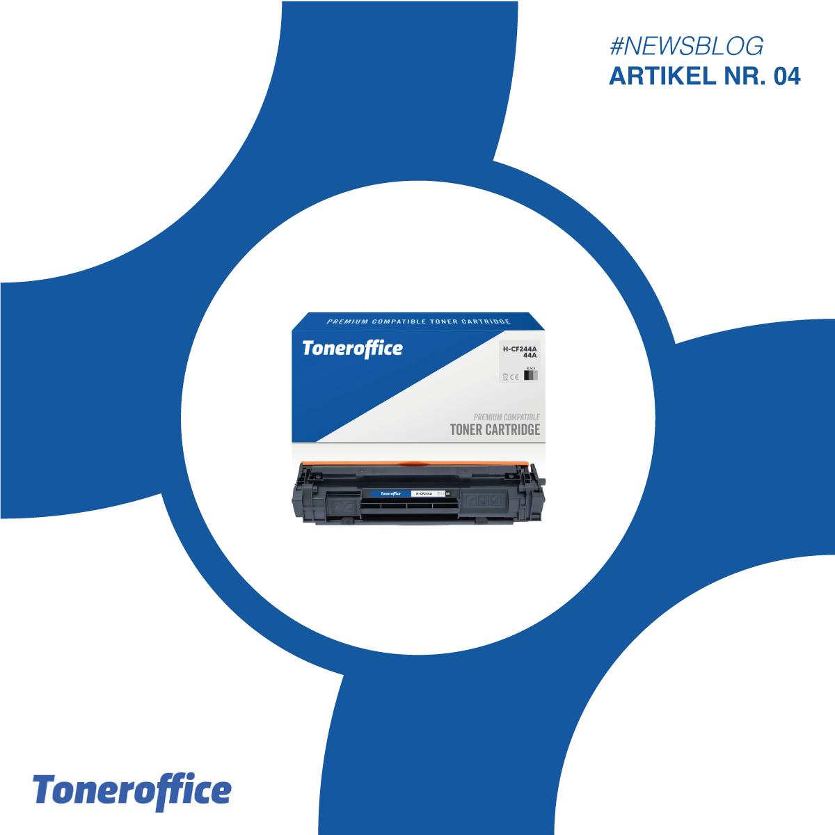 Kompatible Lasertoner CF244A 44A für HP Laserjet M14 M15 M17 MFP M 28 ab sofort bei Toneroffice erhältlich!