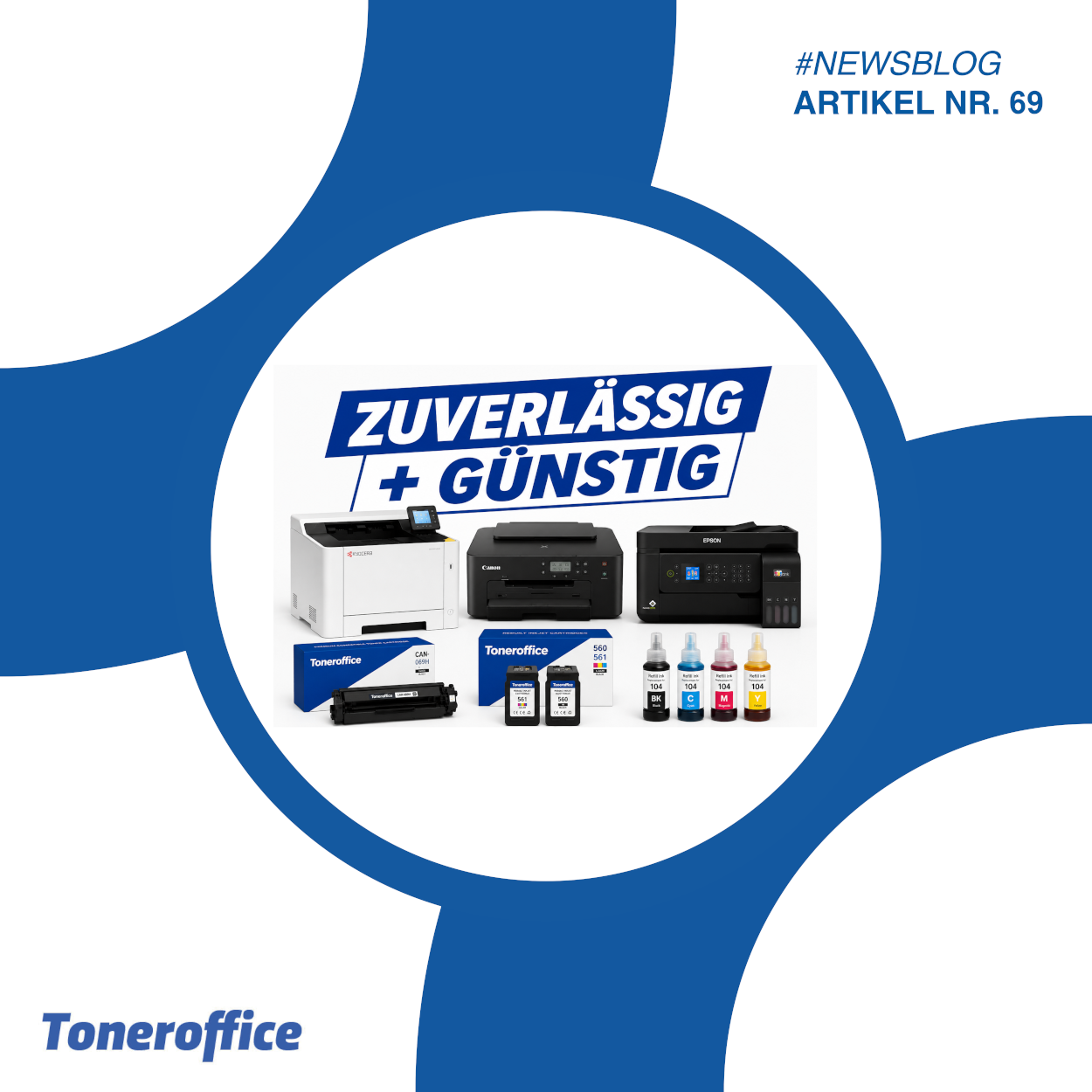 Welcher Drucker ist zuverlässig und hat günstige Patronen?