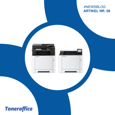 Modellaktualisierung - Kyocera ersetzt die Drucker Ecosys M5526 und Ecosys P5026 - Kyocera ersetzt Ecosys M5526 &amp; P5026 - Modelle jetzt mit Touchdisplay