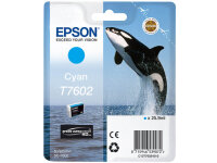Original Epson C13T76024010 (T7602) Druckerpatrone  Cyan (25,9ml)