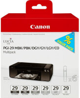Original Canon PGI-29 6-Patronen Multipack MBK PBK DGY GY...