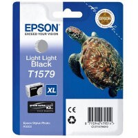 Original Epson T1579 Druckerpatrone Schwarz (light light Black) (25,9 ml)