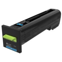 Original Lexmark 72K20C0 Toner Cyan (~8.000 Seiten)
