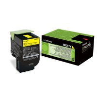 Original Lexmark 802HY Gelb Toner (~3.000 Seiten)