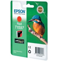 Original Epson T1597 Druckerpatrone Rot (17ml)