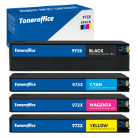 Kompatibel HP PageWide Pro 577 DW Druckerpatronen 973 X 4er Set