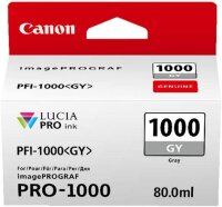 Original Canon PFI-1000 GY Grau 0552C001 Tintenpatrone (80ml)