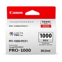 Original Canon PFI-1000 PGY Fotograu 0553C001 Tintenpatrone (80ml)
