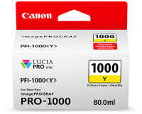 Original Canon PFI-1000 Y Gelb 0549C001 Tintenpatrone (80ml)