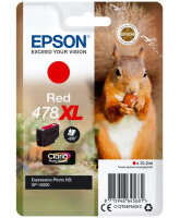 Original Epson 478 XL (C13T04F54010) Druckerpatrone Rot (~830 Seiten)