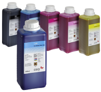 Kompatibel Eco Solvent Exact Tinte Yellow ESP-1000-VJ-Y für Mutoh, 1 Liter Flasche, inkl. Smart Card