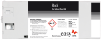 Kompatibel easy Eco Solvent Exact Tinte Black ESP-M-220-K, 220ml Kartusche