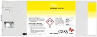 Kompatibel easy Eco Solvent Exact Tinte Yellow ESP-M-220-Y, 220ml Kartusche