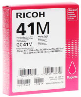 Original Ricoh 405763 GC-41 M Tintenpatrone Magenta (~2200 Seiten)