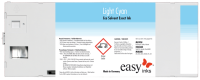 Kompatibel easy Eco Solvent Exact Tinte Light Cyan ESP-RH-220-LC, 220ml Kartusche