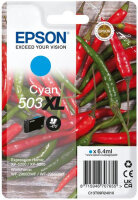 Original Epson 503XL (C13T09R24010) Cyan Druckerpatrone (~470 Seiten)