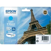 Original Epson T7022 Druckerpatrone Cyan (~2000 Seiten, XL)