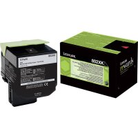 Original Lexmark 802XK BK Schwarz Toner (~8.000 Seiten)