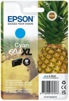 Original Epson 604XL (C13T10H24010) Cyan Druckerpatrone (~350 Seiten)