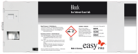 Kompatibel easy Eco Solvent Exact Tinte Black...