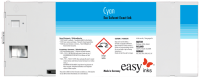 Kompatibel easy Eco Solvent Exact Tinte Cyan ESP-VJ-220-C...