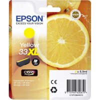 Original Epson 33 XL T3364 Gelb Druckerpatrone  (8,9 ml)