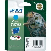 Original Epson T0792 Cyan Druckerpatrone (11ml, ~1530 Seiten)