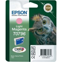 Original Epson T0796 Magenta (hell) Druckerpatrone (11ml, ~1110 Seiten)