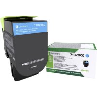 Original Lexmark 71B20C0 Toner Cyan (~2.300 Seiten)