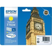 Original Epson T7034 Druckerpatrone Gelb (~800 Seiten)