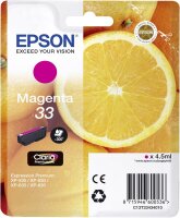 Original Epson 33 T3343 Magenta Druckerpatrone (4,5 ml)
