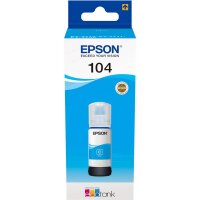 Original Epson 104 C13T00P240 Cyan Tinte (65ml)