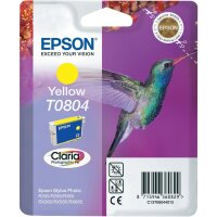 Original Epson T0804 Druckerpatrone Gelb (8ml)