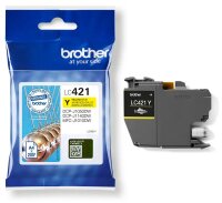 Original Brother LC-421 Y Gelb (~200 Seiten)