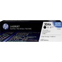 Original HP CC530AD 304A 2er Pack 2 Toner Schwarz (2x ~3500 Seiten)