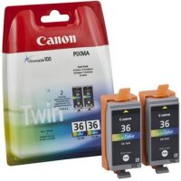 Original Canon CLI-36 Doppelpack 3-Colors Druckerpatrone