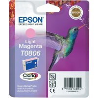 Original Epson T0806 Druckerpatrone Magenta (hell) (8ml)