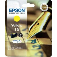 Original Epson 16 T1624 Druckerpatrone Gelb (3.1ml, ~165 Seiten)