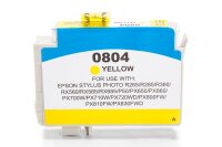 Kompatibel zu Epson T0804 Druckerpatrone Gelb