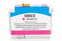 Kompatibel zu Epson T0803 Druckerpatrone  Magenta