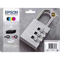 Original Epson 35 T3586 4-Patronen Multipack CMYBK