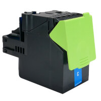 Kompatibel Lexmark CX 510 DE DHE DTHE 802XC Cyan Toner...