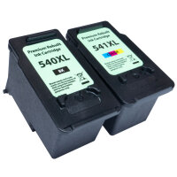 Kompatibel zu Canon Pixma Mg 2100 Druckerpatronen PG540 XL BK Schwarz und CL-541 XL C Color