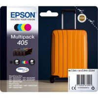 Original Epson 405 4er Set Multipack Schwarz / Cyan / Magenta / Gelb C13T05G64010