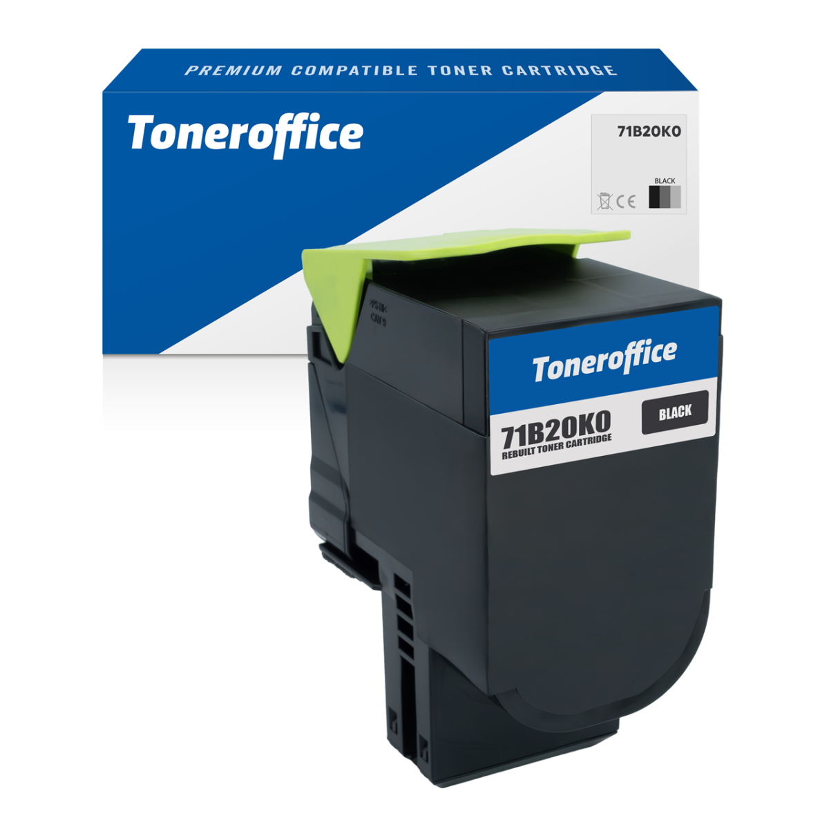 Lexmark CS 317 Toner Schwarz kompatibel | Toneroffice, 36,99