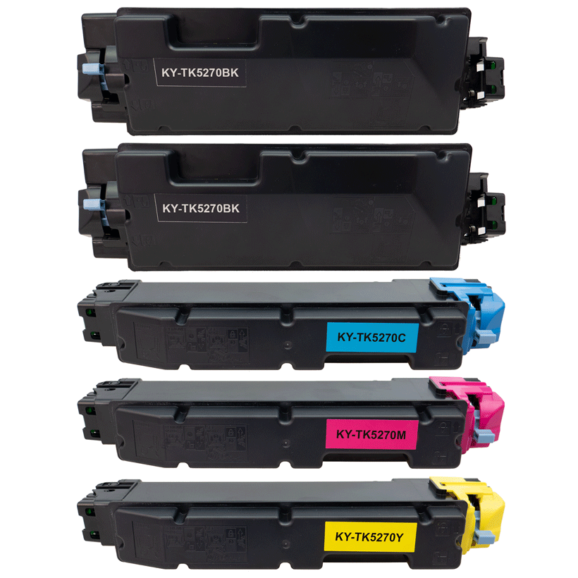 Kompatibel Kyocera TK-5270 Toner 5er Set Kaufen | Toneroffice.de, 159,99