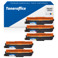 Kompatibel mit Brother TN-243 TN-247 BK C M Y Toner 5er...