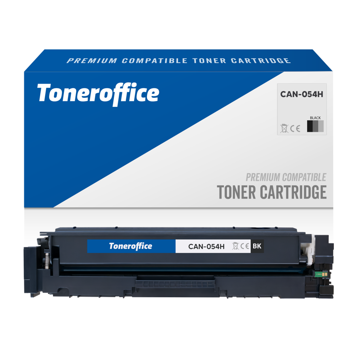 Canon 054H schwarz ersetzt original Toner | 3100 Seiten, 29,99 €